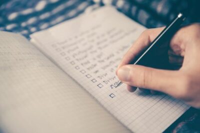 Meditation techniques - write down your goals