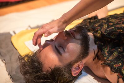 Energy healing session