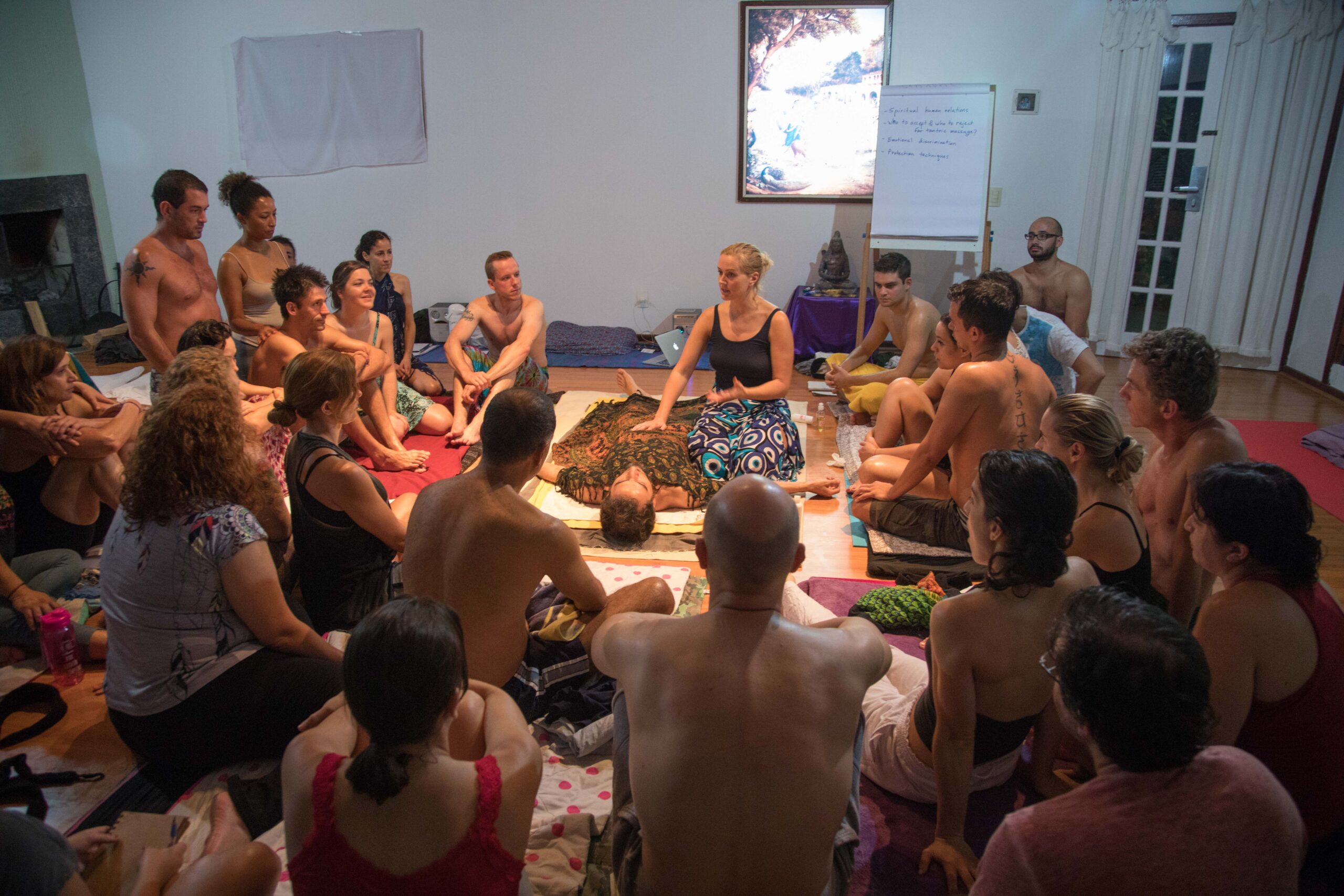 Liisa is teaching energy healing